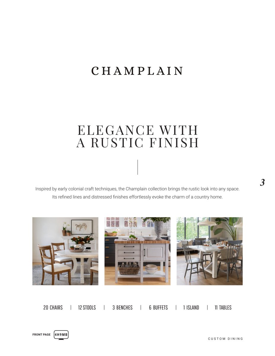 Canadel Custom Dining Table - Champlain Collection | Solid Wood Extendable Table for Family Gatherings & Dinner Parties