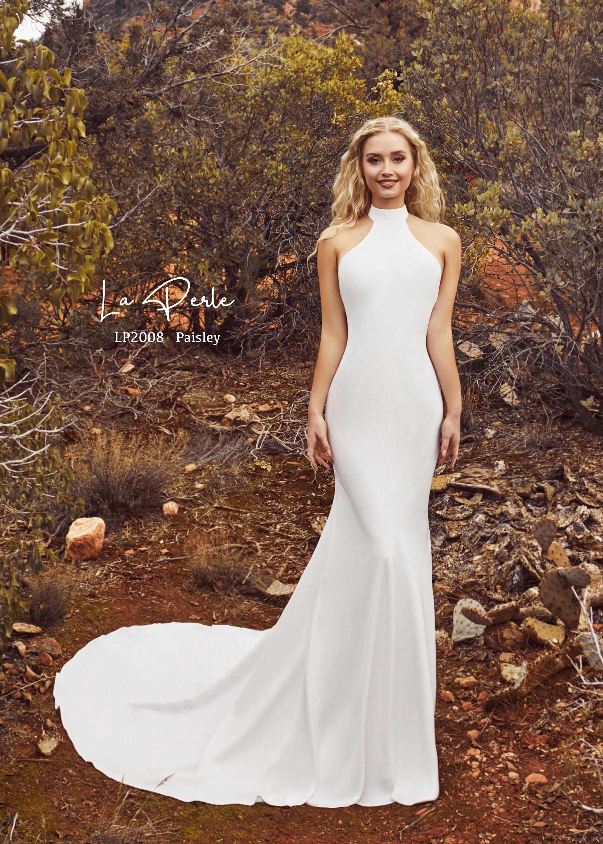 Calla Blanche La Perle LP2008 Paisley Wedding Dress - Elegant Lace Bridal Gown for Romantic Ceremonies & Formal Events