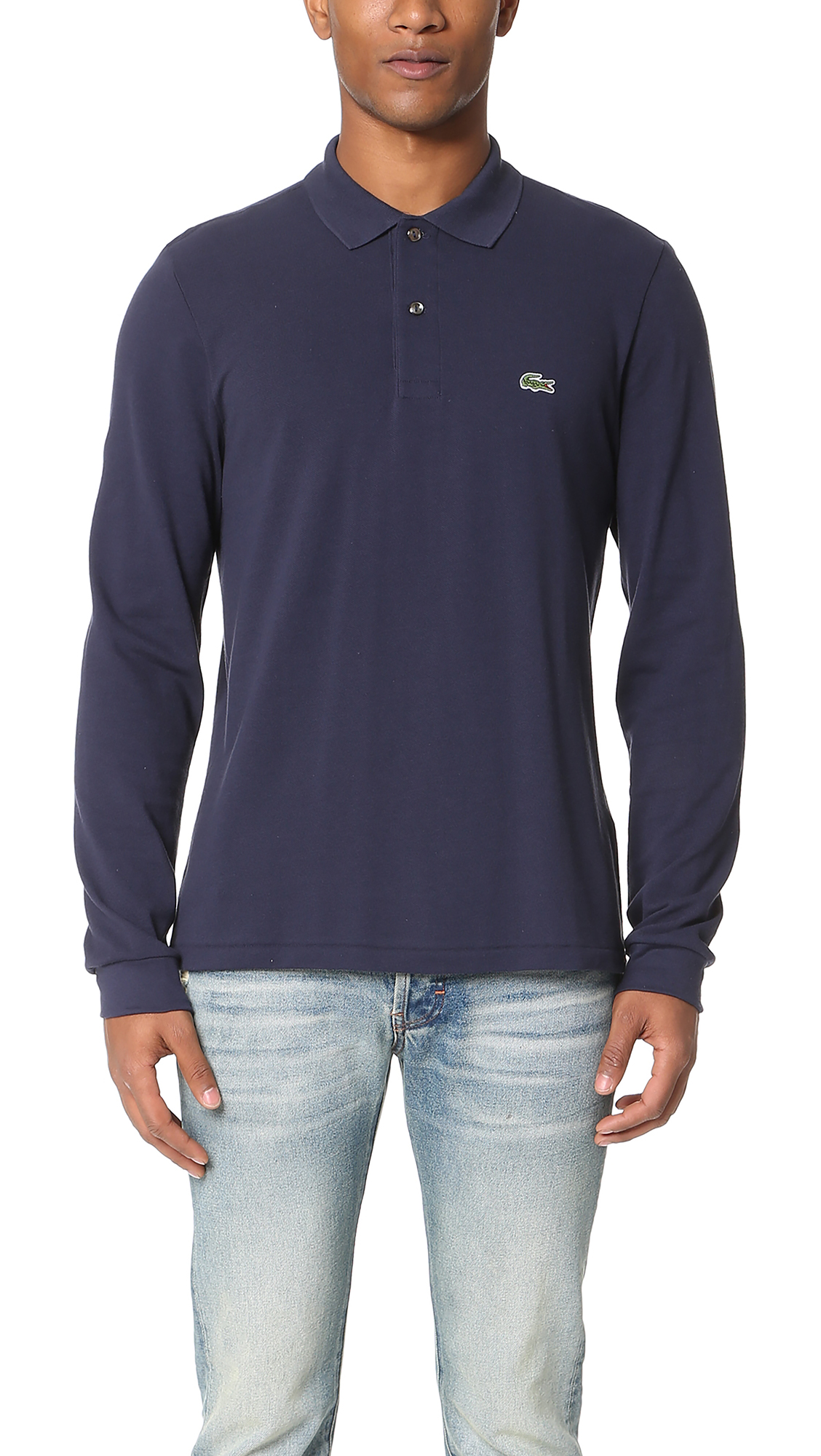 Lacoste Men's Classic Long Sleeve Pique Polo Shirt - Slim Fit Cotton Casual Shirt for Golf, Work & Everyday Wear | Breathable & Comfortable