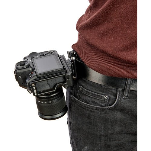 3 Legged Thing Zooey QD L Bracket for Nikon Z8 (Darkness) - Quick Release Camera Mount for Stable Shooting - Perfect for Wildlife, Landscape & Studio Photography