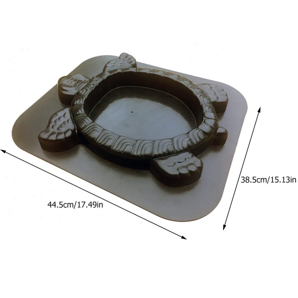 DOITOOL Turtle Shape Concrete Molds - Stepping Stone Tortoise Cement Molds for Garden, Driveway & Lawn Decoration - DIY Walk Maker for Outdoor Pathway & Yard Landscaping