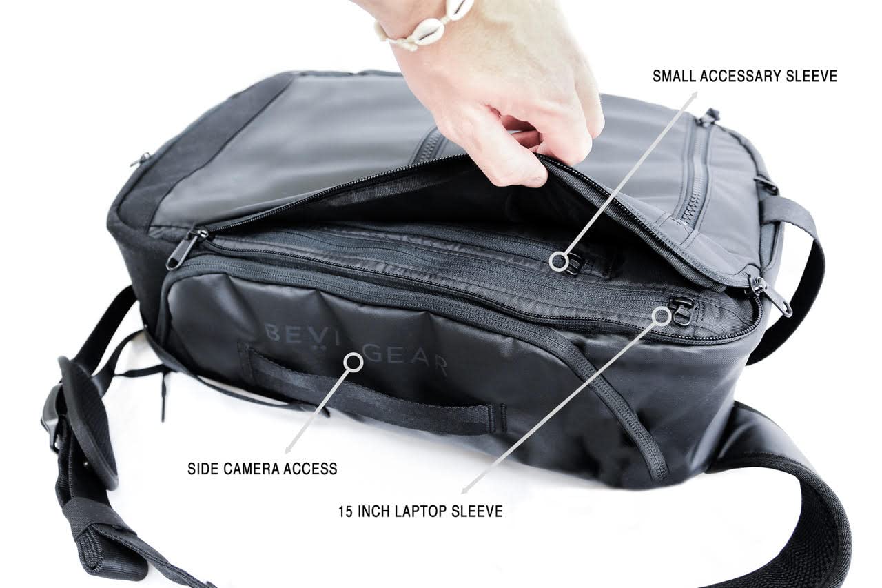 Best Waterproof Camera Backpack Sling Bag - Hidden Tripod Holder for DSLR, SLR & Mirrorless Cameras - Durable Photography Gear for Travel, Hiking & Outdoor Adventures