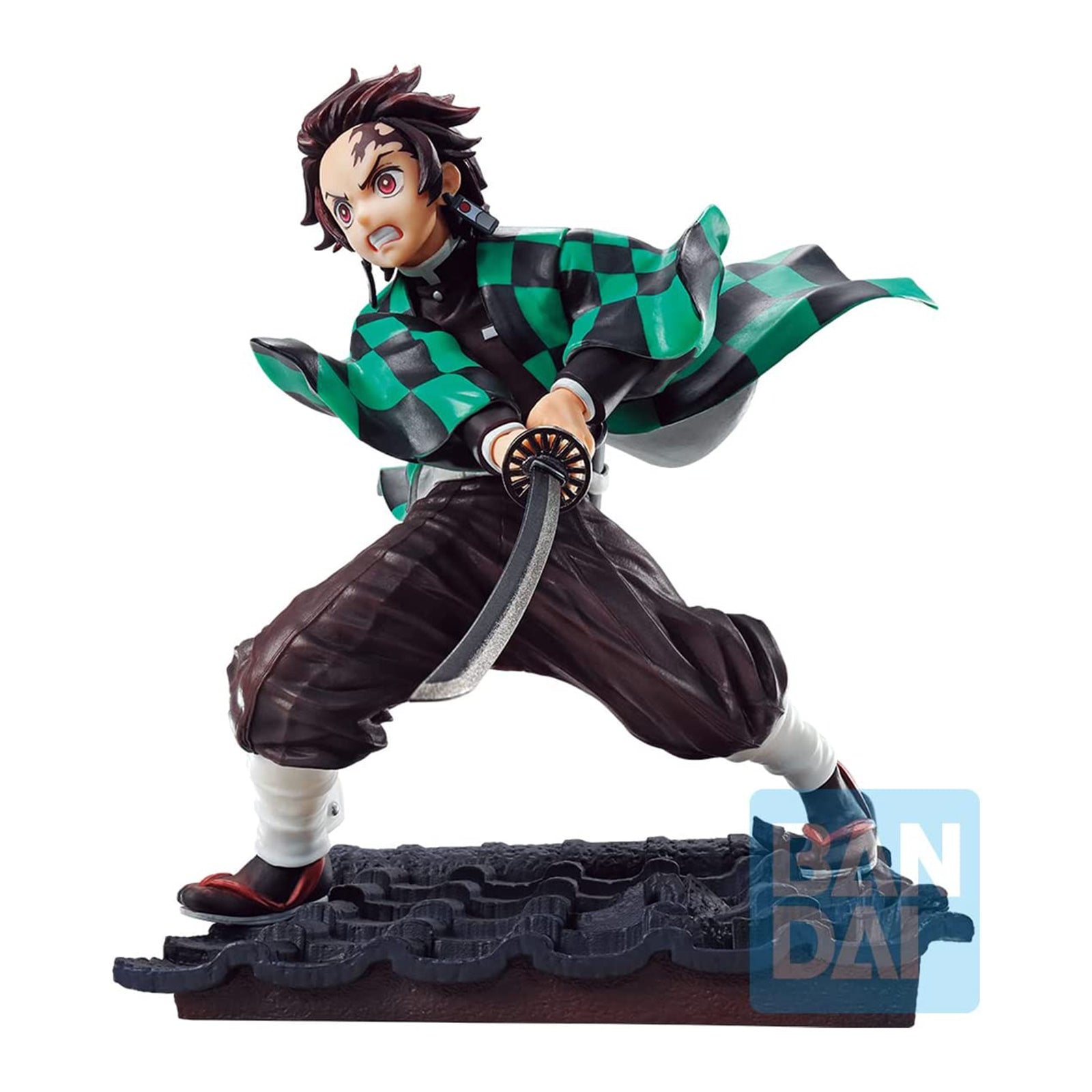 Bandai Demon Slayer Ichibansho Tengen Uzui Action Figure - Tanjiro Kamado Collectible Anime Statue for Display & Gift - Perfect for Anime Fans & Home Decor