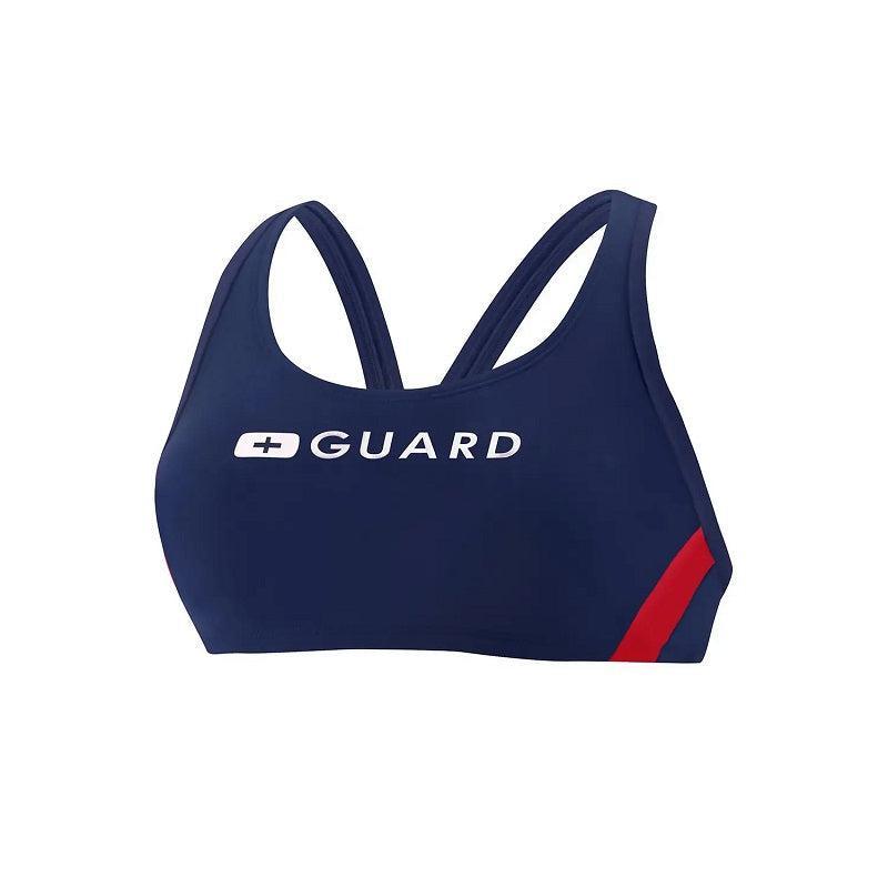 Speedo Women's Sports Bra with Logo - Red | High Support Activewear for Swimming, Running & Gym Workouts
