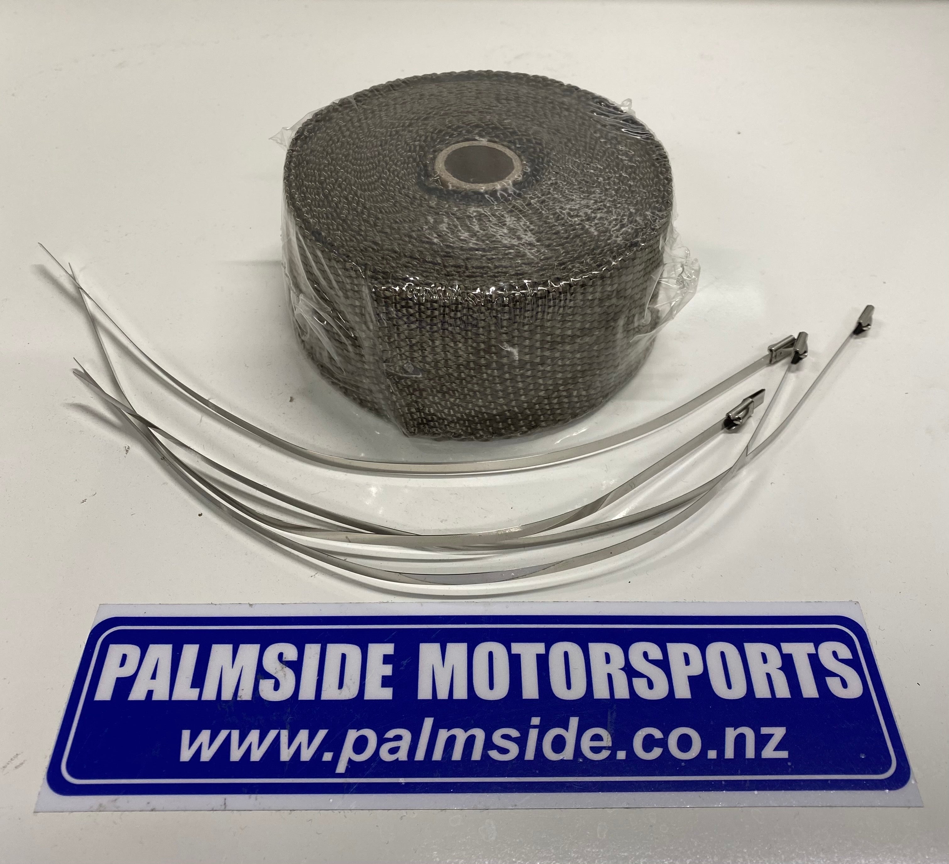High-Performance Exhaust Wrap – Heat Resistant Fiberglass Insulation Tape for Cars, Motorcycles & Boats – Reduce Engine Heat & Improve Performance – Ideal for Racing, Off-Road & Marine Applications