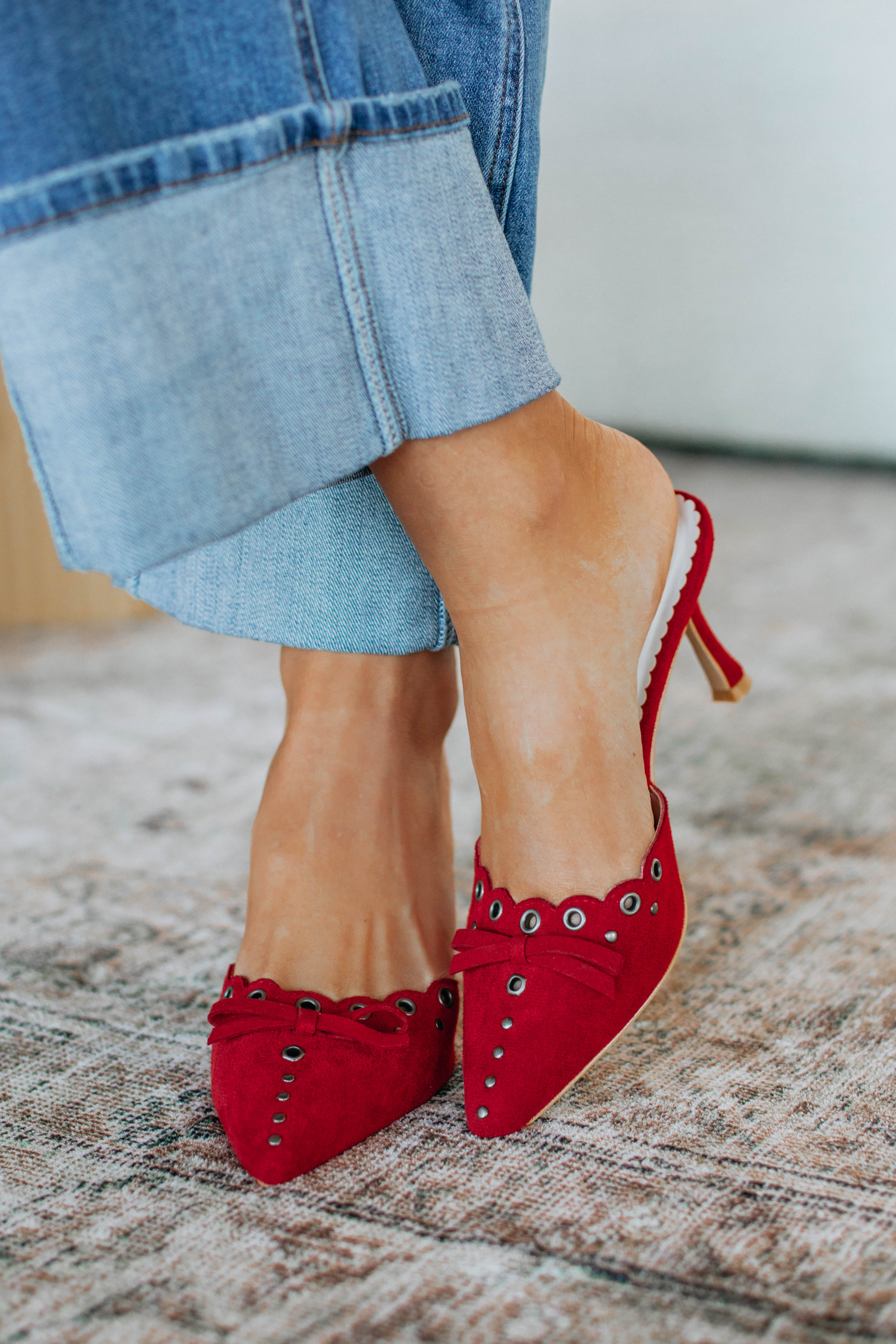 In My Moment Heels - Cherry Red High Heels for Women | Perfect for Parties, Weddings & Special Occasions