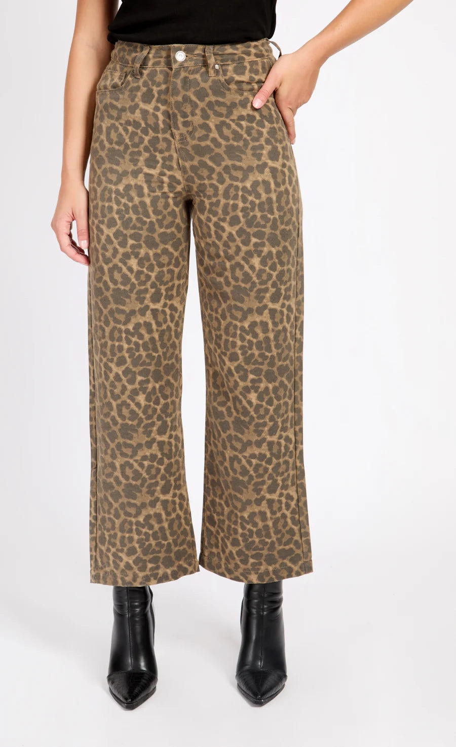 Alice Printed High Waist Skinny Jeans for Women - Fashion Leopard Stretch Denim Pants - Perfect for Casual Outfits, Parties & Date Nights
