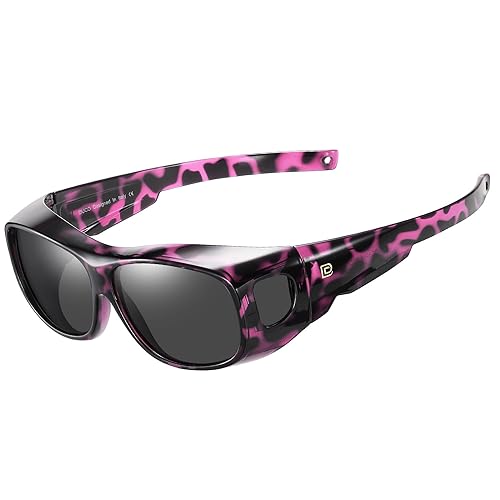 Purple Tortoiseshell Frame Grey Lens