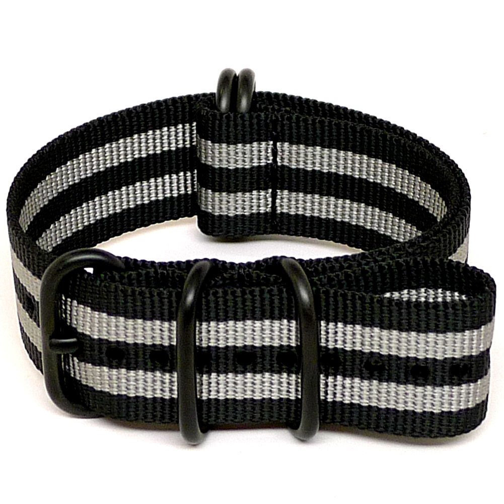 Da Luca 22mm Ballistic Nylon Watch Strap - Military Style for Outdoor & Tactical Use