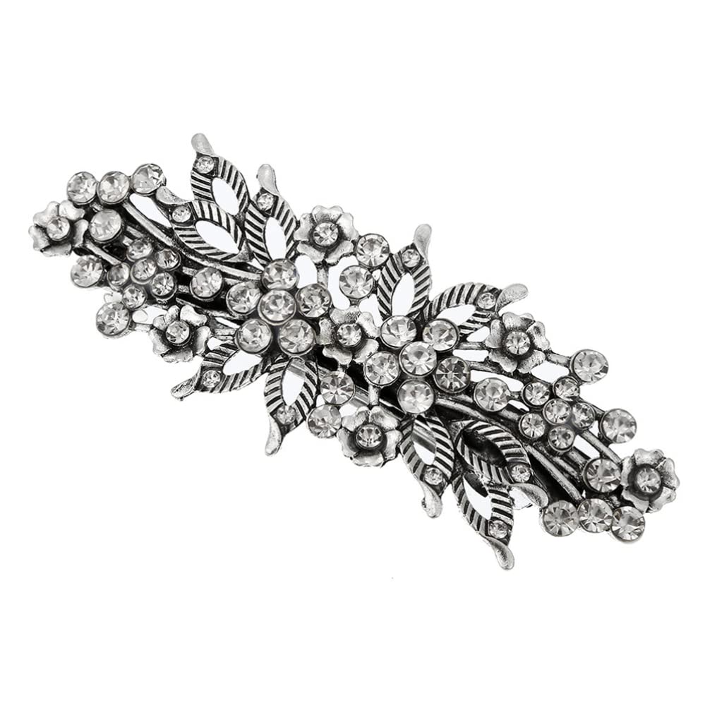 KALLORY Women's Rhinestone Hair Clips - Elegant Crystal Hair Barrettes for Women & Girls | Perfect for Weddings, Parties & Daily Hair Accessories