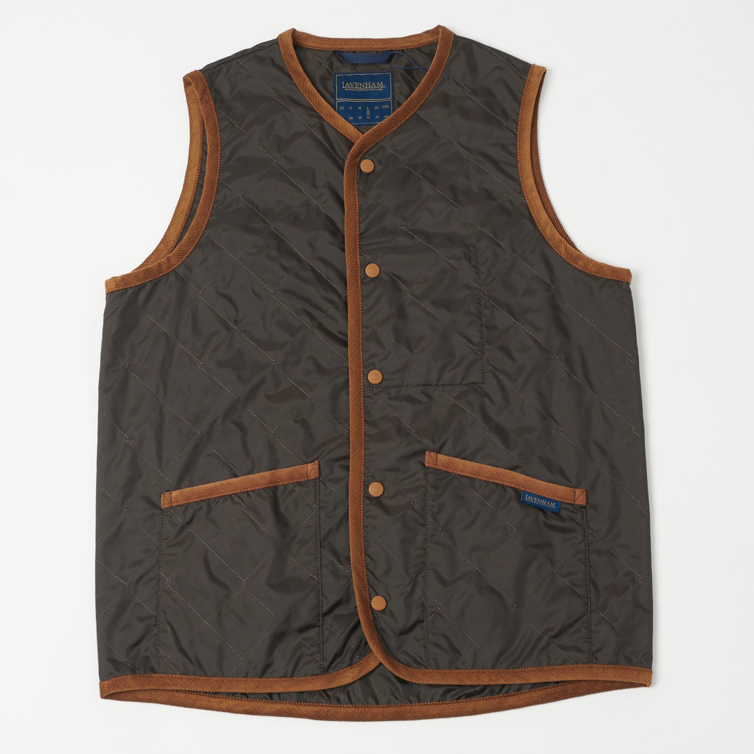 Lavenham Thornham Gilet - Dark Chocolate Quilted Vest for Women | Warm & Stylish Outdoor Wear for Hiking, Travel & Casual Fashion