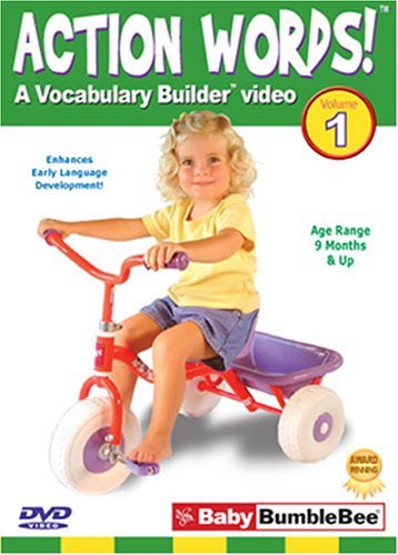 Baby BumbleBee Action Words! 1 - Early Learning Vocabulary Flash Cards for Toddlers | Perfect for Preschool Education & Homeschool Activities