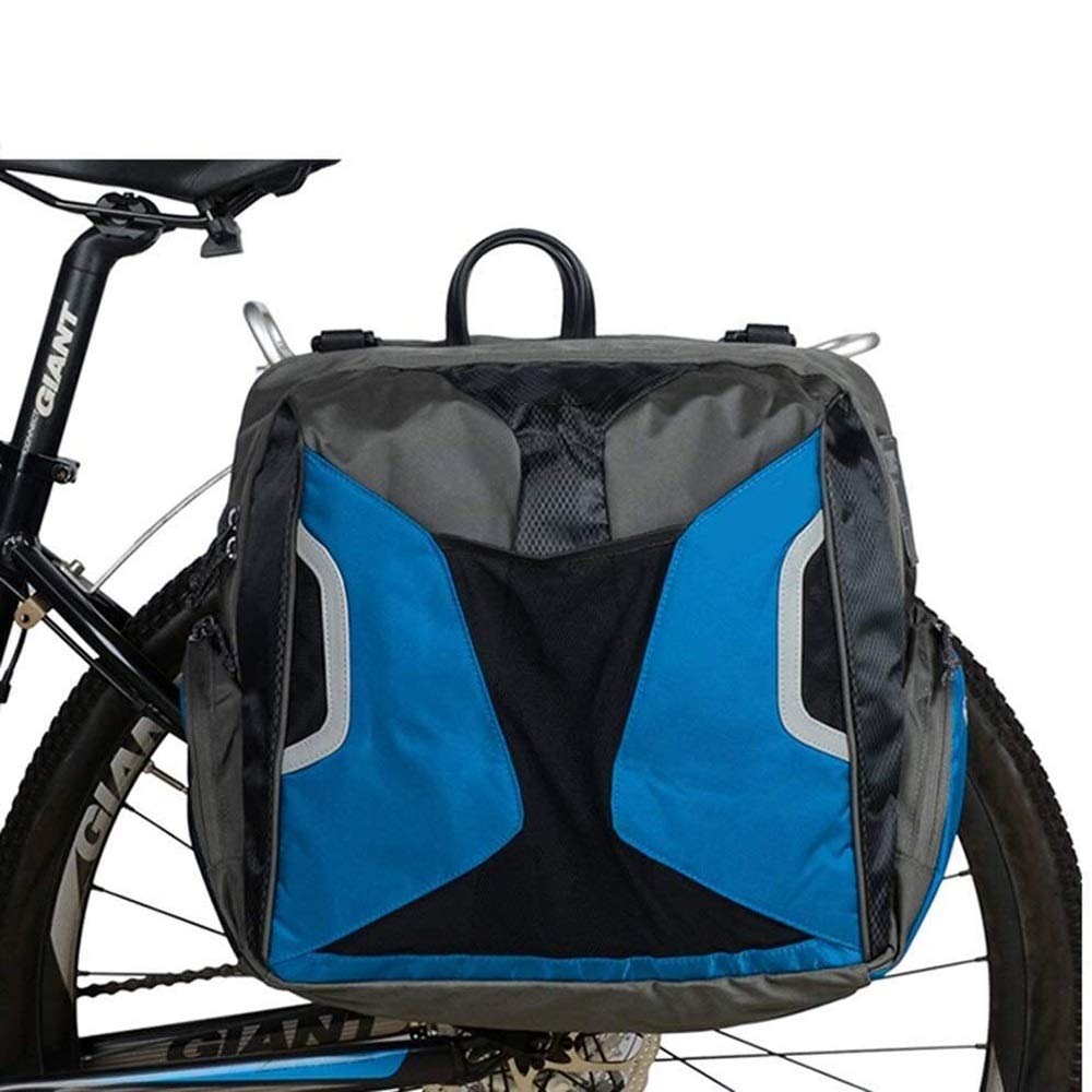 Durable Bike Rack Bag - Waterproof Handlebar & Saddle Bag for Cycling - MTB/Road Bike Rear Seat Cargo Carrier - Convertible Trunk Bag for Commuting, Touring & Outdoor Adventures