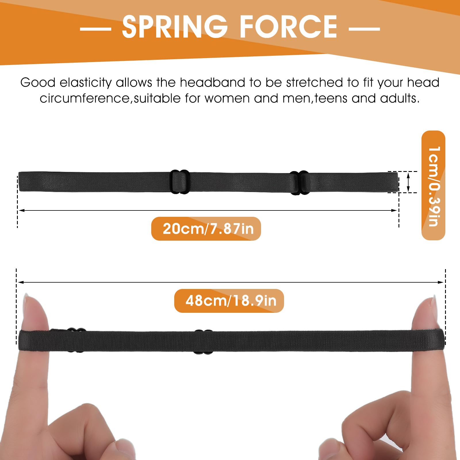 4 Pack Non-Slip Sports Headbands for Women & Men - Elastic Running Headbands, Sweat Absorbent Yoga Hairbands for Football, Workout, Gym & Outdoor Exercise - Perfect for Jogging, Tennis & Fitness Activities