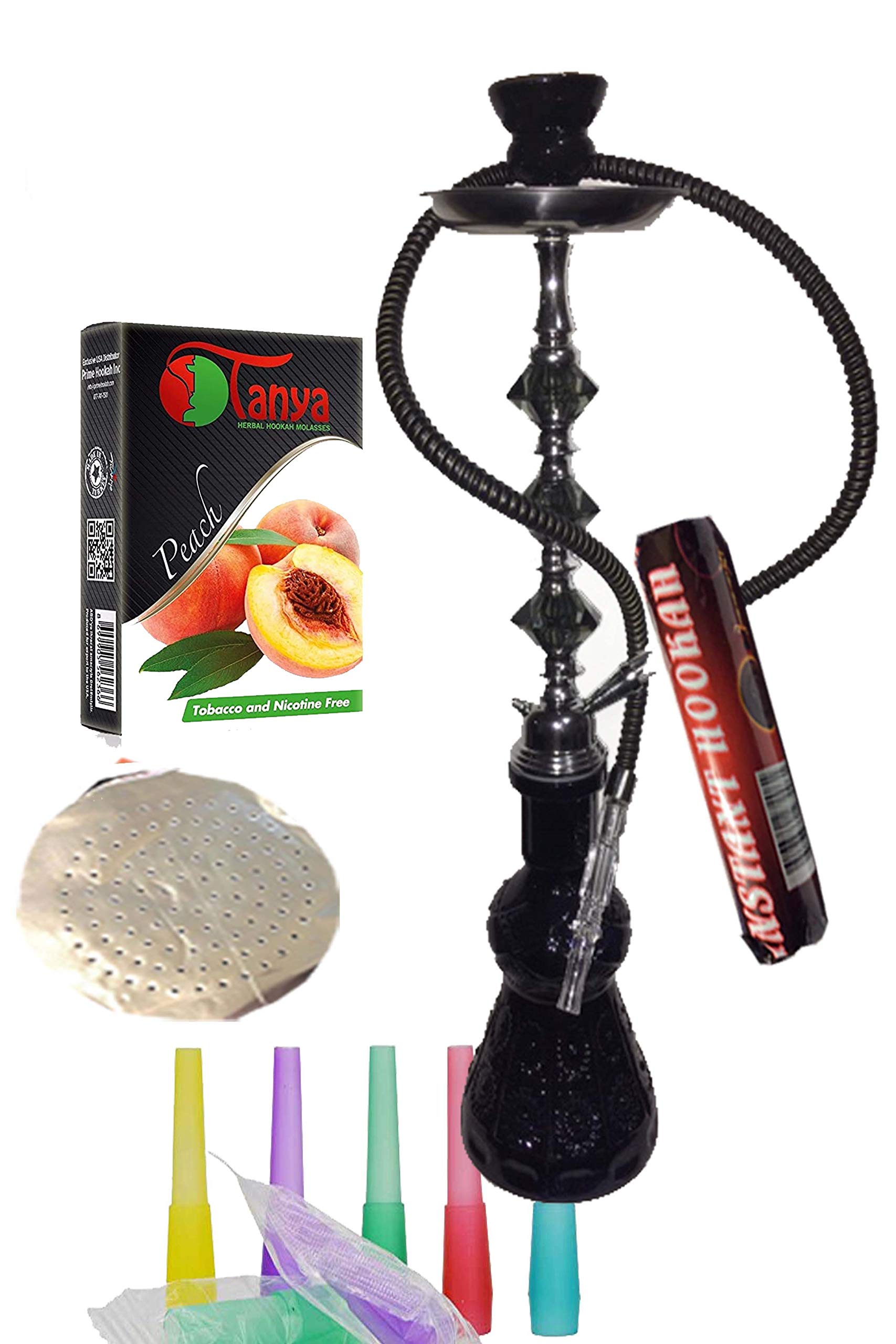 Premium 22-Inch Glass Shisha Hookah with 39