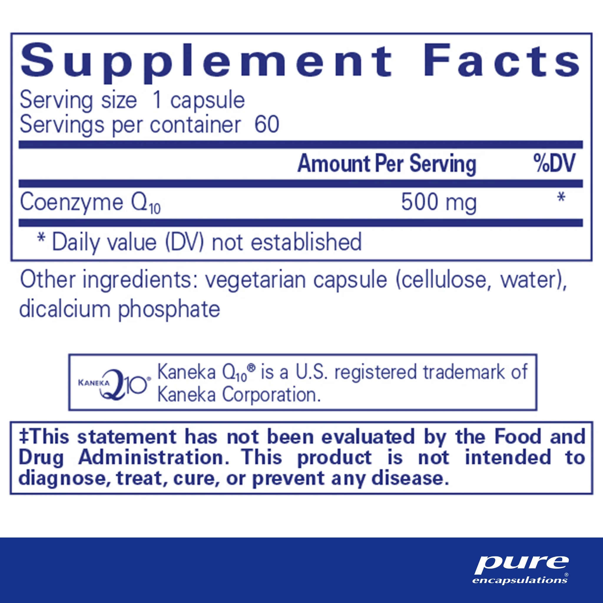 Premium CoQ10 500mg Supplement - 60 Softgels for Heart Health, Energy & Antioxidant Support - Perfect for Daily Wellness & Anti-Aging