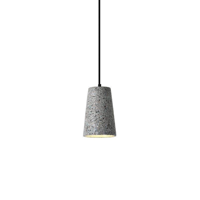 Hubble Modern Cement Pendant Light - Industrial Style Hanging Lamp for Kitchen Island, Dining Room & Living Room Decor