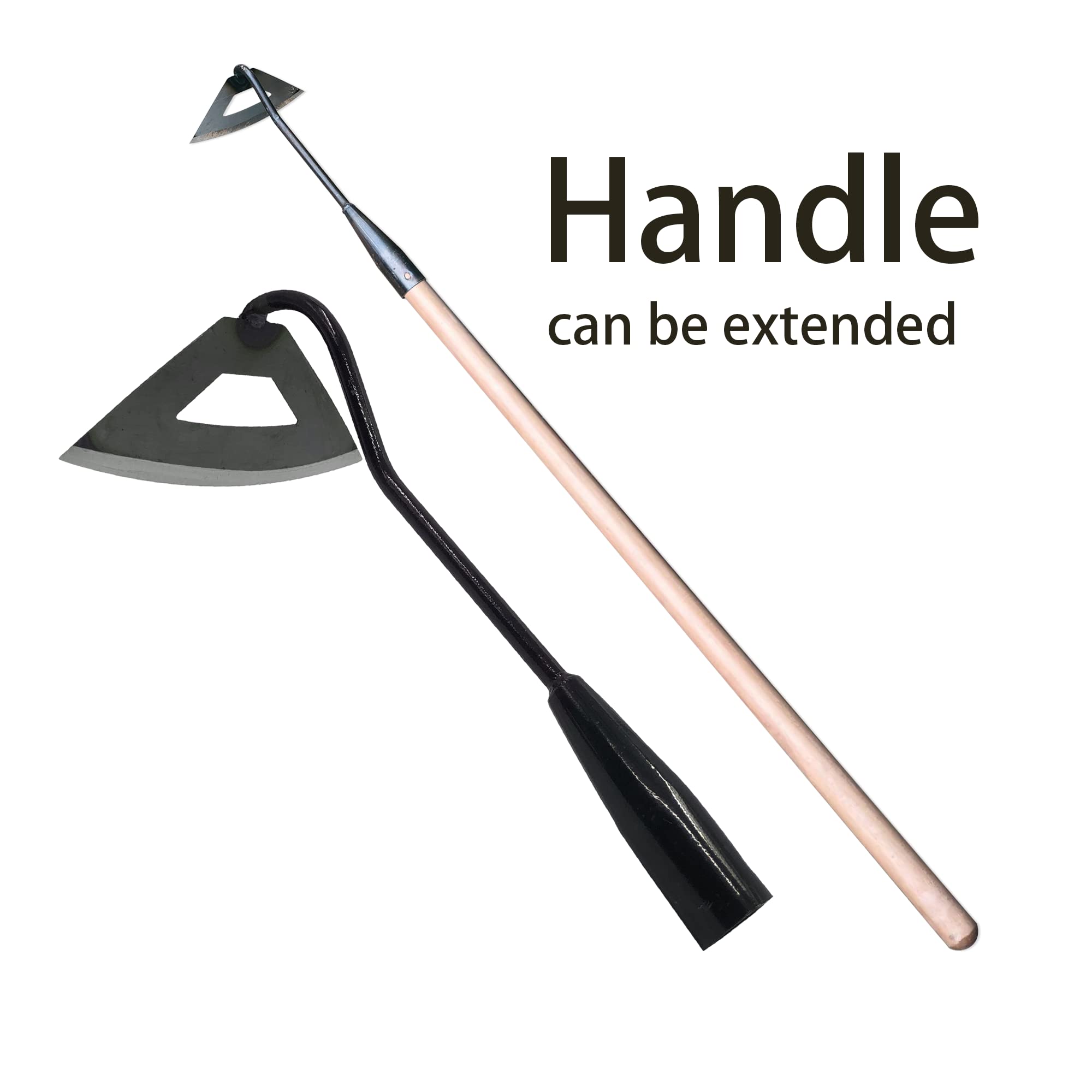 Premium Stainless Steel Hollow Garden Hoe - Durable Weeding Tool for Vegetable Gardens, Flower Beds & Landscaping - Perfect for Soil Aeration, Weed Removal & Gardening Tasks
