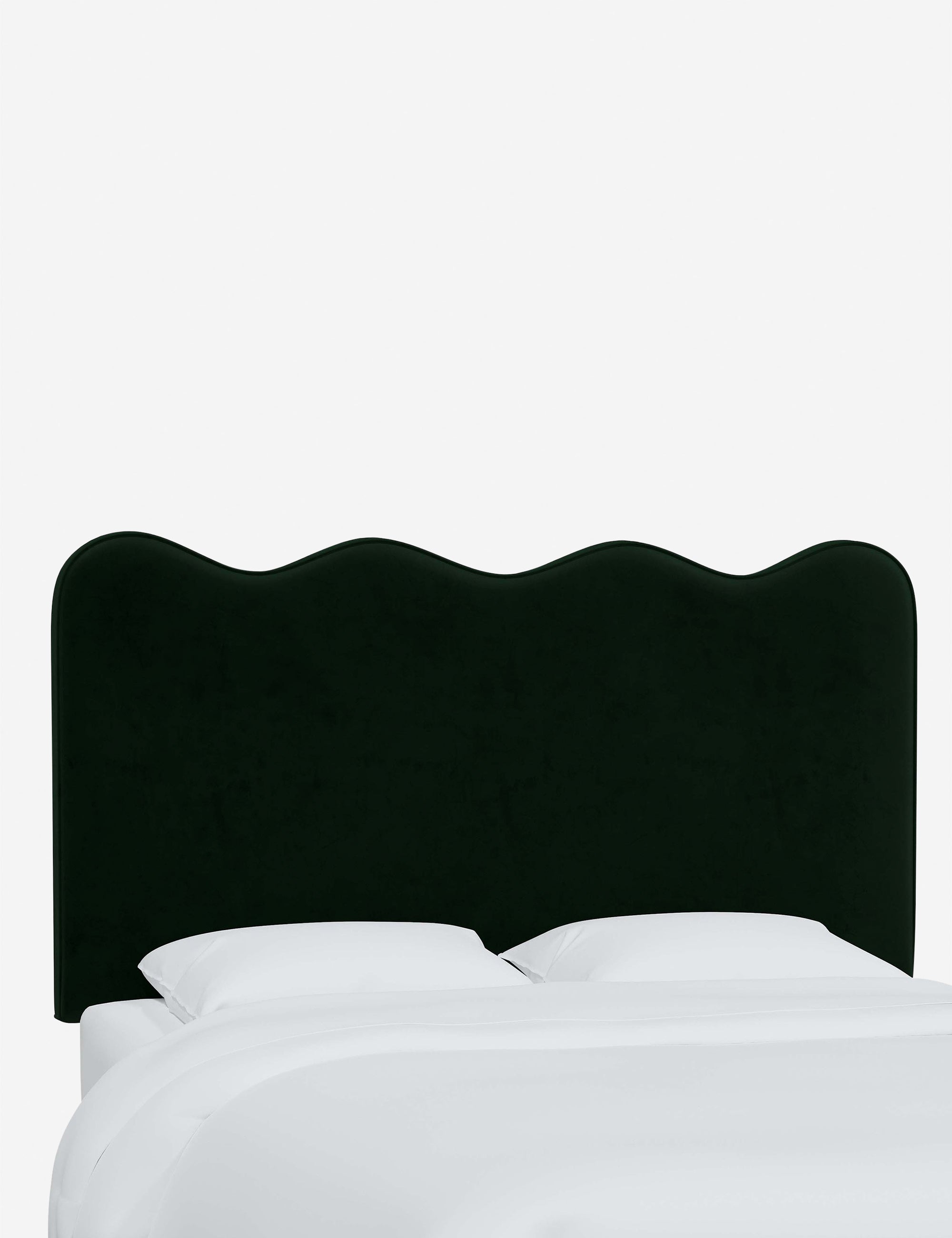 Stylish Clementine Upholstered Headboard - Queen Size Bed Frame with Nailhead Trim - Perfect for Master Bedroom & Guest Room Decor