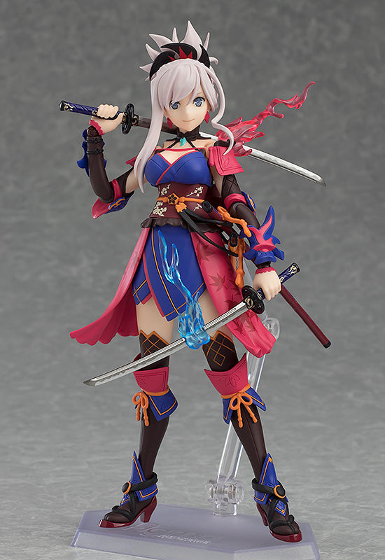 Figma #437 Saber Miyamoto Musashi Fate/Grand Order Action Figure - Anime Collectible for Display & Cosplay