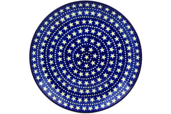 10-Inch Midnight Stars Dinner Plates - Elegant Ceramic Plates for Dining, Parties & Home Decor - Set of 4, 6 or 8