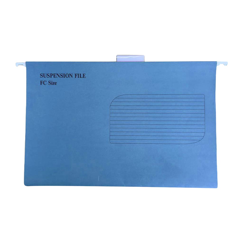 25-Pack Blue Vxkbiixxcs-o Hanging File Folders - Portable Suspension File Organizer for Office Documents, Papers & Records - Perfect for Filing Cabinets, Home Office & School Organization