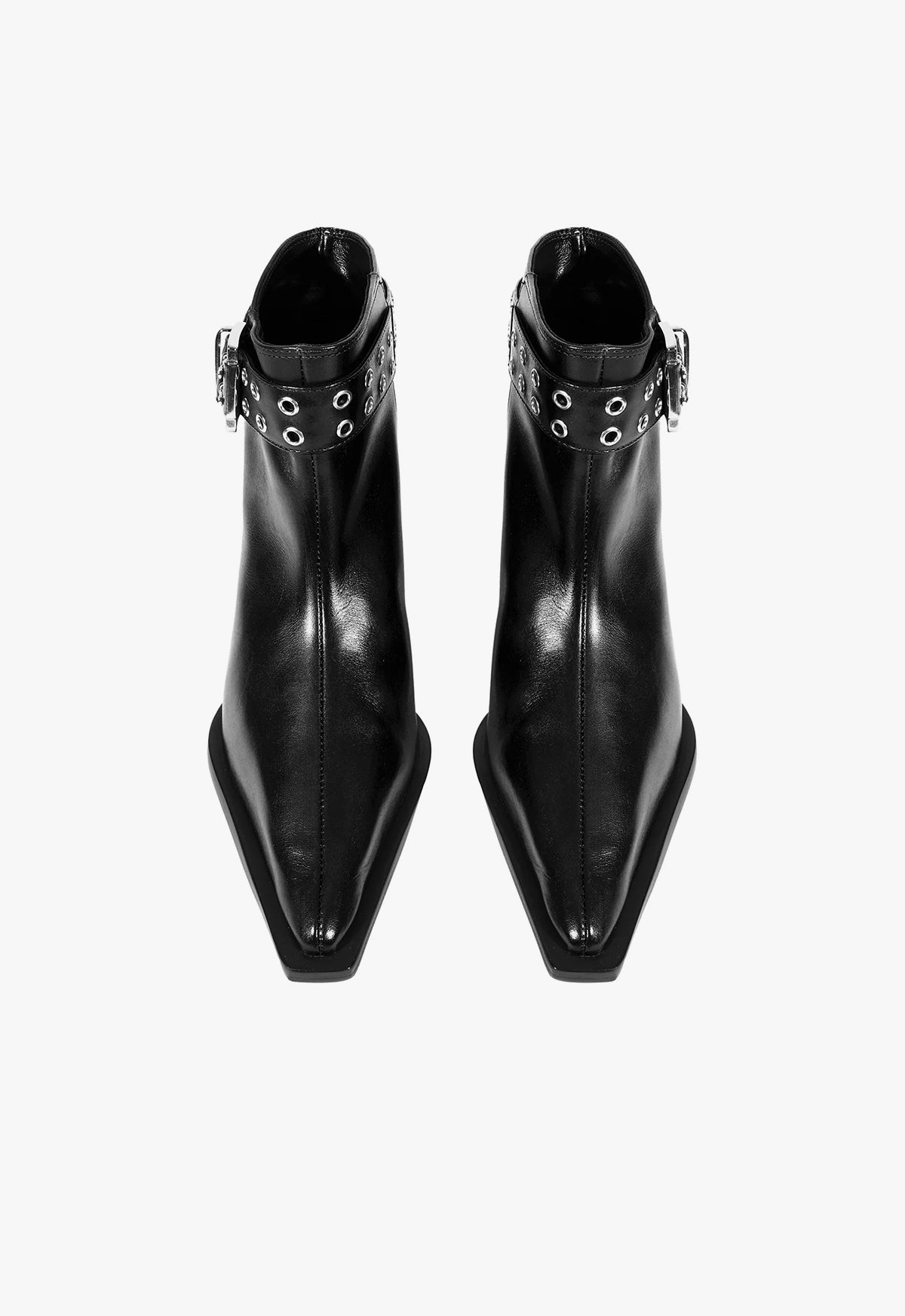 Jess Atanado Leather Bootie - Low Heel Women's Ankle Boots for Fall 2024 | Stylish & Comfortable for Work, Casual Outfits & Date Nights