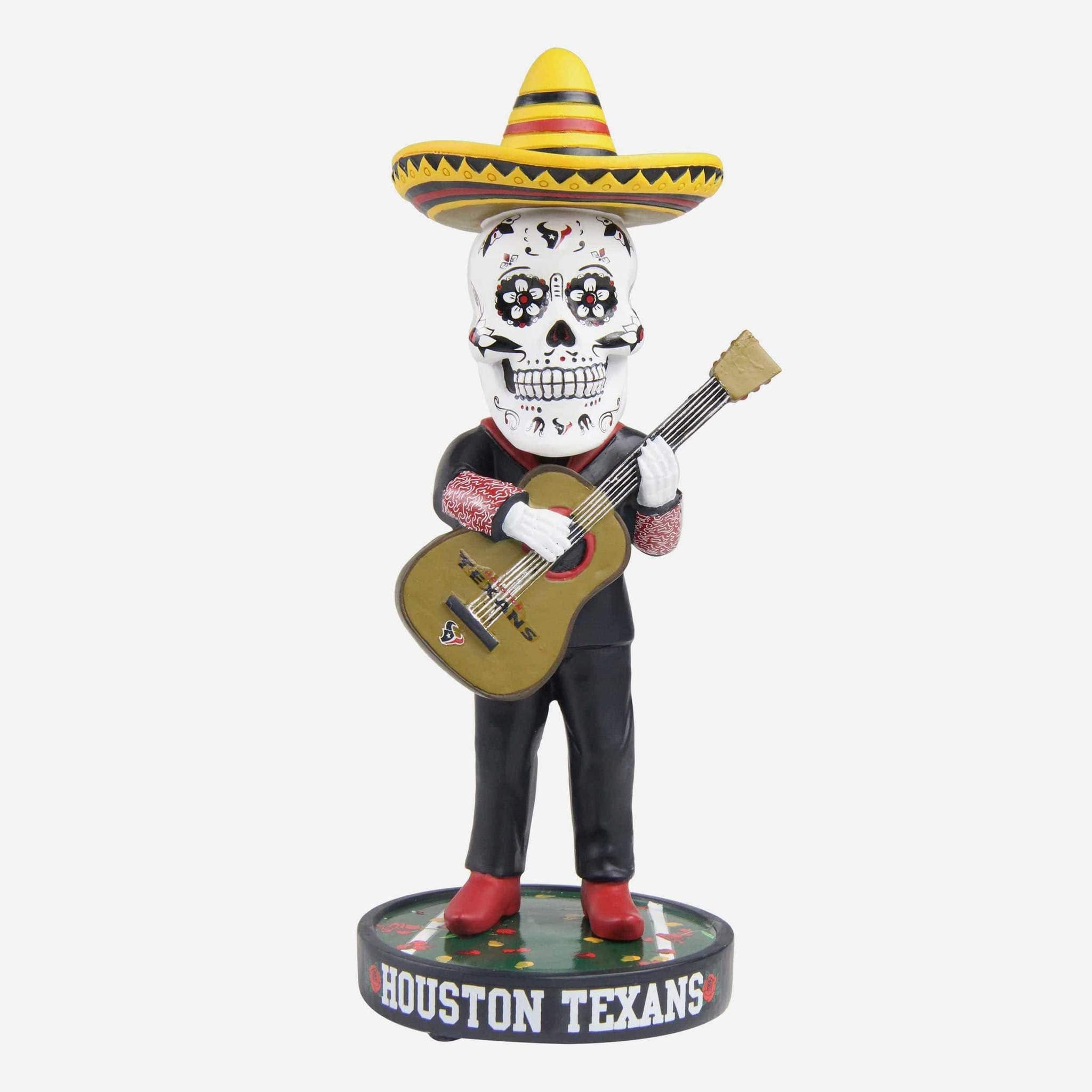 Houston Texans NFL Day of the Dead Bobblehead - Officially Licensed Collectible for Fans, Home Decor & Game Day Display