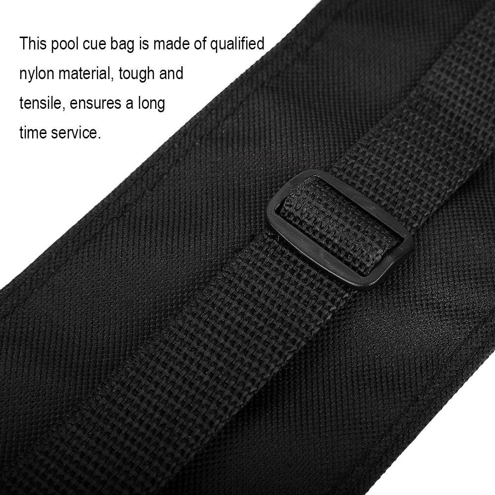 Pool Cue Bag for Kids & Adults - Durable Billiard Stick Storage Case for 1/2 & 3/4 Snooker Cues - Portable Carrying Bag with Protective Sleeves - Perfect for Travel, Practice & Tournament Play