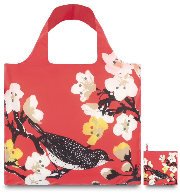 LOQI PRIMA Collection Reusable Tote Bag - Eco-Friendly Shopping Bag for Groceries, Beach & Travel | Lightweight Foldable Carryall with Stylish Design