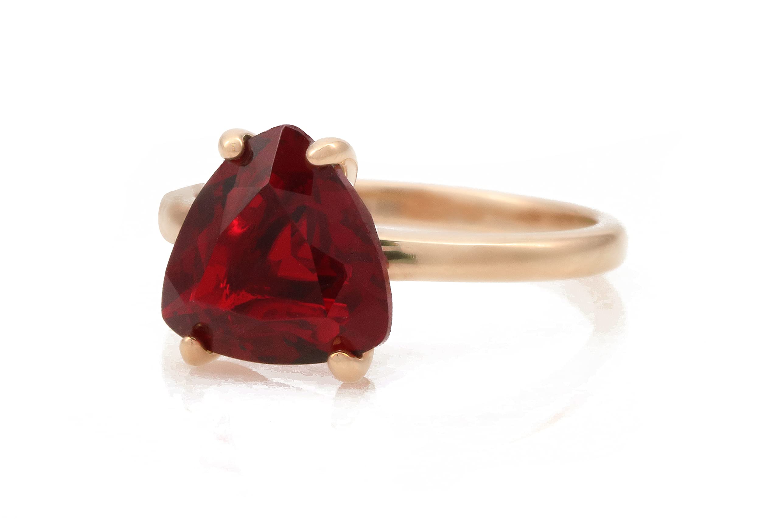 Artisan Garnet Silver Ring - Handmade Jewelry for Women | January Birthstone, Anniversary Gift for Her | Perfect for Engagements & Special Occasions