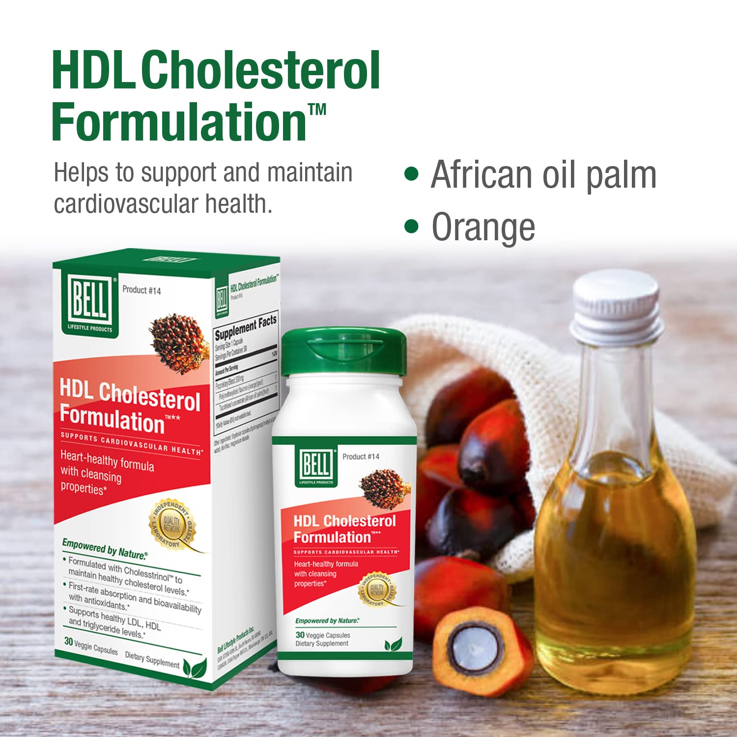 Bell HDL Cholesterol Formulation™ | Premium Cholesterol Health Supplement for Men & Women | Proprietary Blend with Natural Ingredients | Supports Heart Health & Balanced Cholesterol Levels | 30 Capsules – Ideal for Daily Wellness Routine & Active Lifestyle