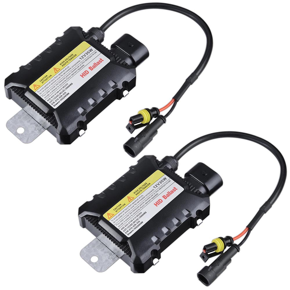 Universal 12V 35W/55W Xenon HID Ballast Replacement Kit - 2 Pack for Car Headlight Upgrade | TheLAShop - Perfect for Night Driving & Off-Road Vehicles