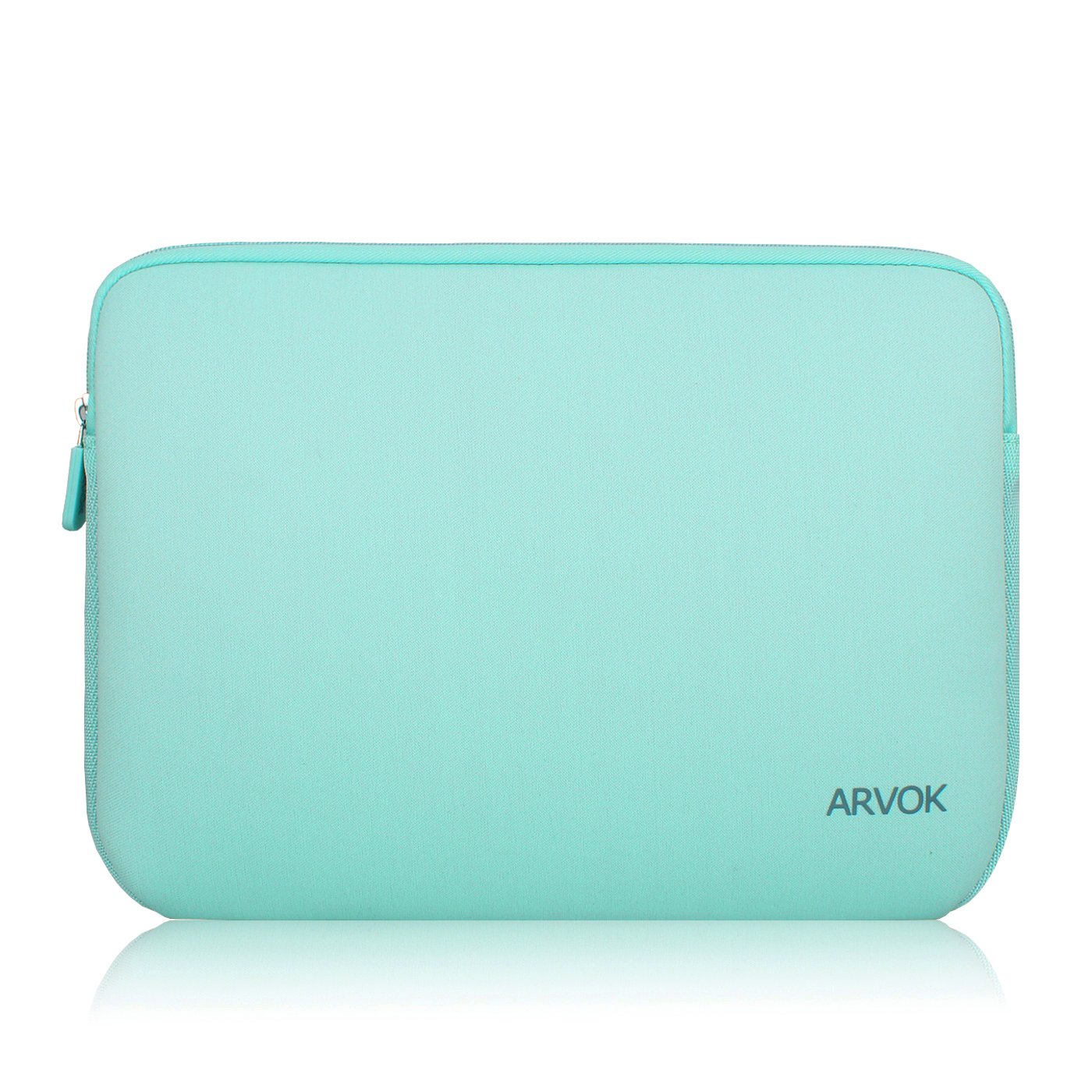 Premium 13-14 Inch Laptop Sleeve for MacBook Pro/Air, HP, Dell, Lenovo, Asus, Acer - Water-Resistant Protective Case with Soft Interior | Ideal for Travel, Office & School Use in Light Green