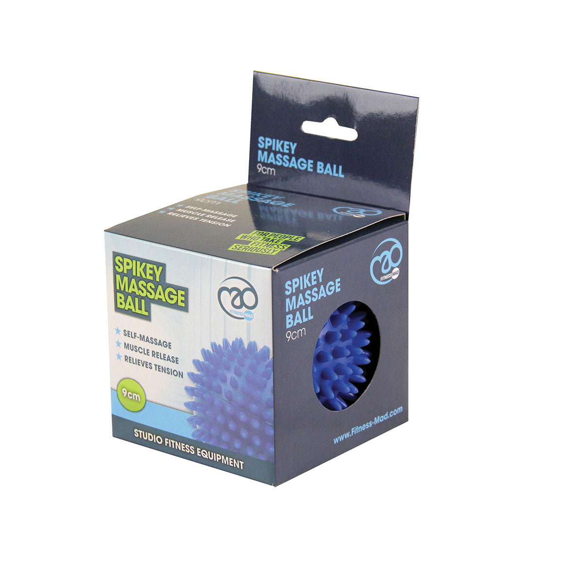MAD Fitness Spikey Massage Ball for Muscle Recovery & Deep Tissue Relief - Perfect for Athletes, Yoga, and Post-Workout Therapy