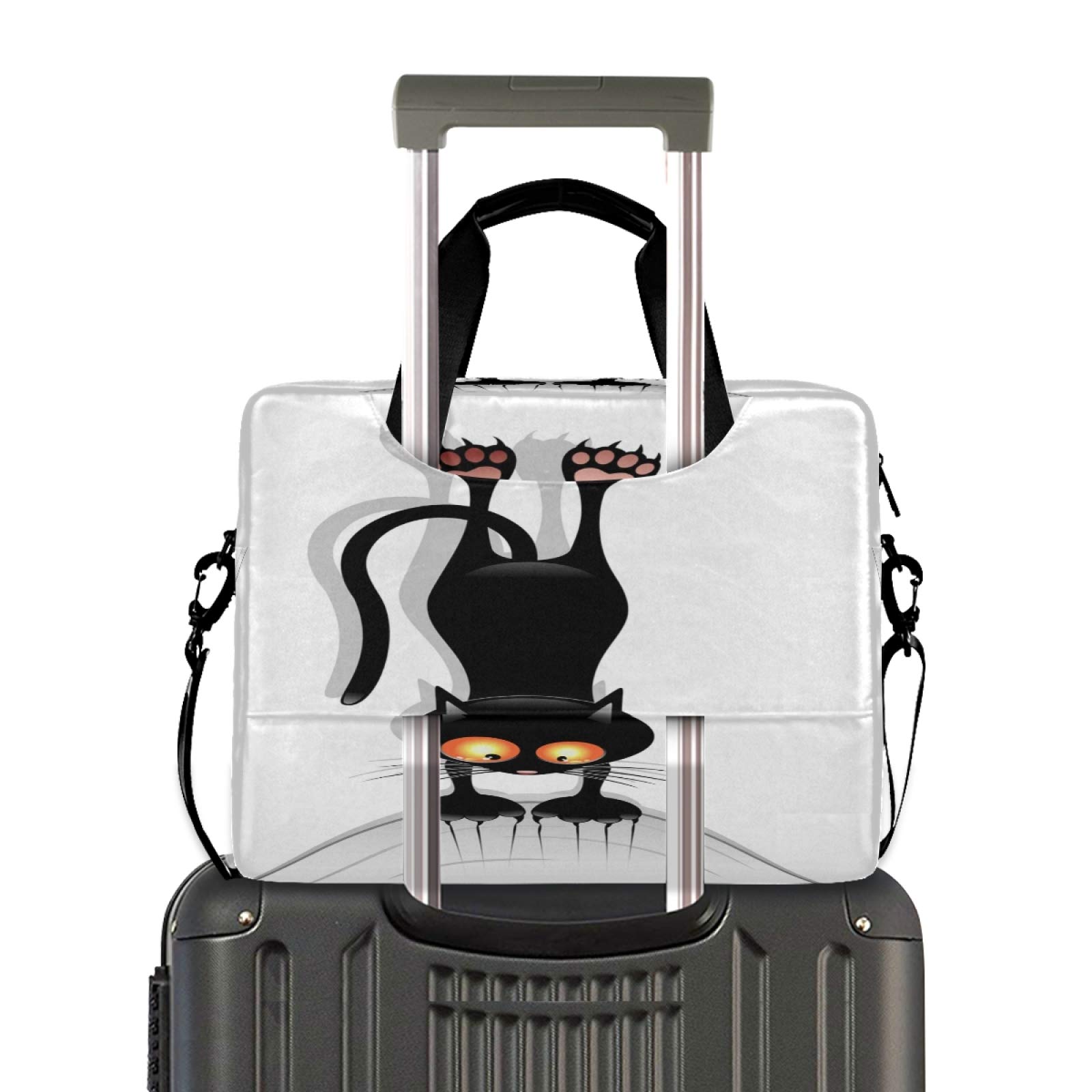 13-15.6 Inch Laptop Bag with Protective Case - Durable Polyester Computer Carrying Case for School, Office & Travel