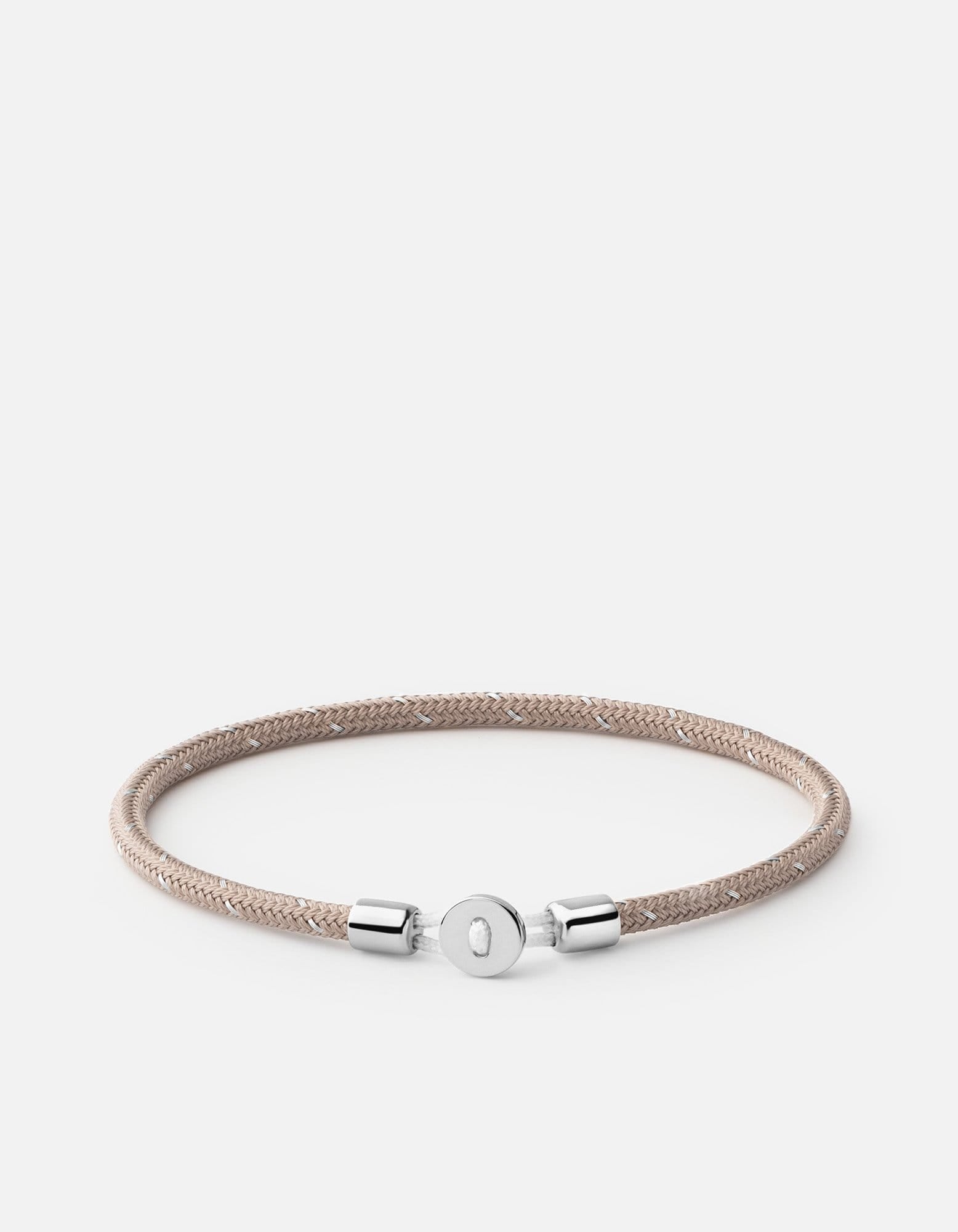 Sterling Silver Nexus Rope Bracelet for Women - Adjustable Minimalist Jewelry for Everyday Wear, Gifts & Special Occasions