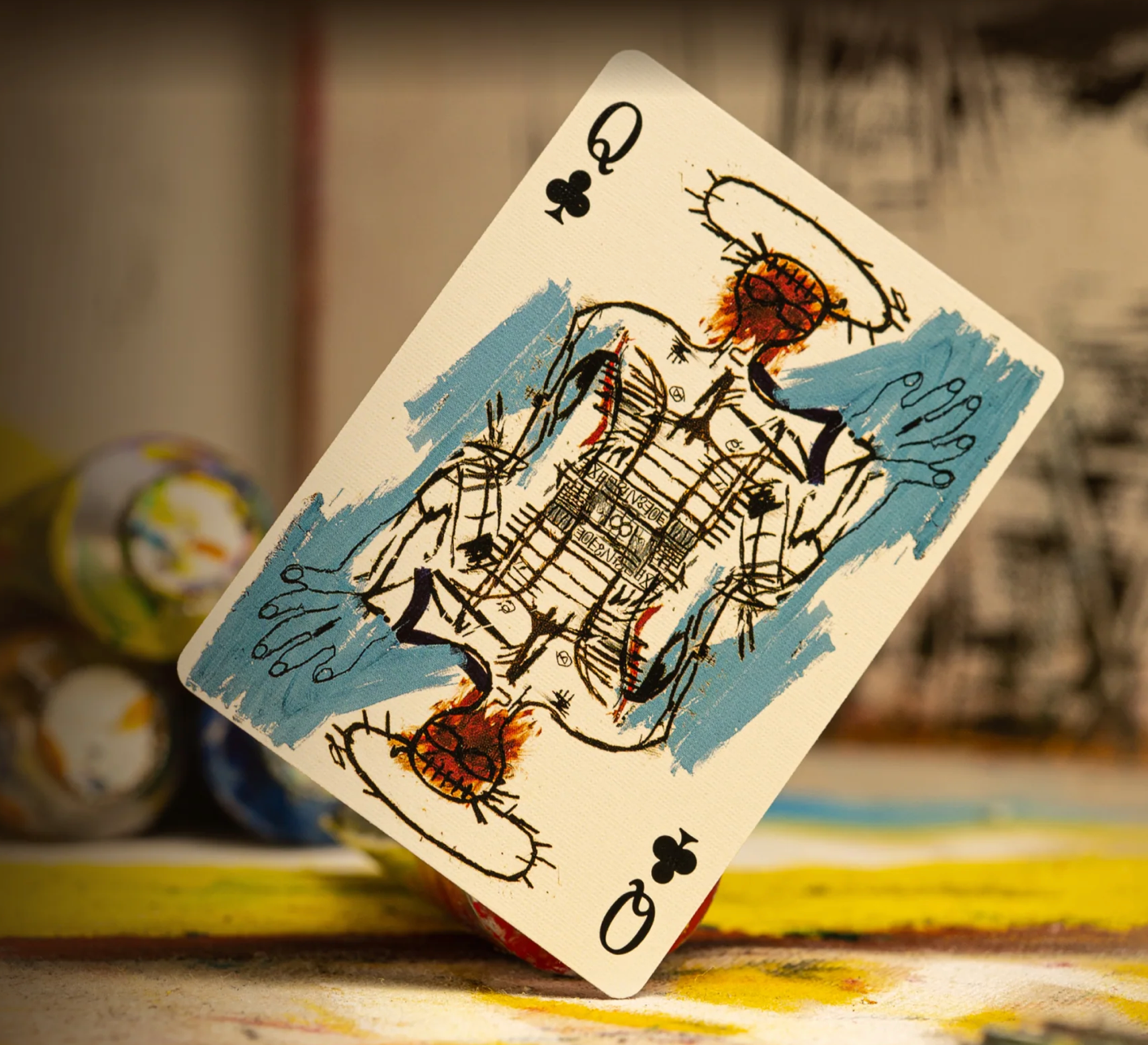 Basquiat Playing Cards - Premium Art Deck for Card Games, Collectibles & Gifts | Perfect for Poker, Magic Tricks & Home Decor