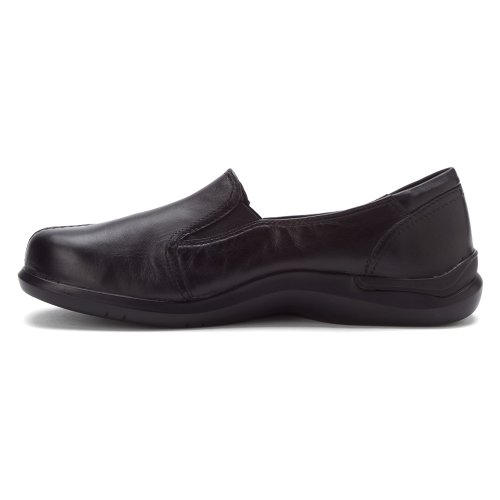 Aravon Women's Faith Flat - Comfortable Slip-On Loafers for Work, Travel & Everyday Wear | Breathable Leather Shoes for Women | Office, Casual & Walking Shoes