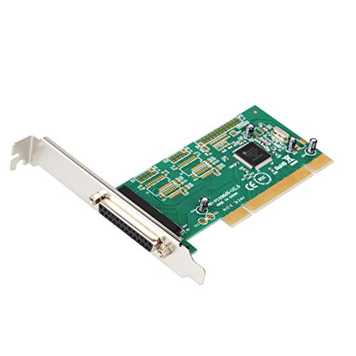 PCI to Parallel Port Adapter Card - 25-Pin DB25 Printer Controller with Moschip MCS9865 Chipset | Windows 10 Compatible | Ideal for Legacy Printer Connectivity & Industrial Equipment Control
