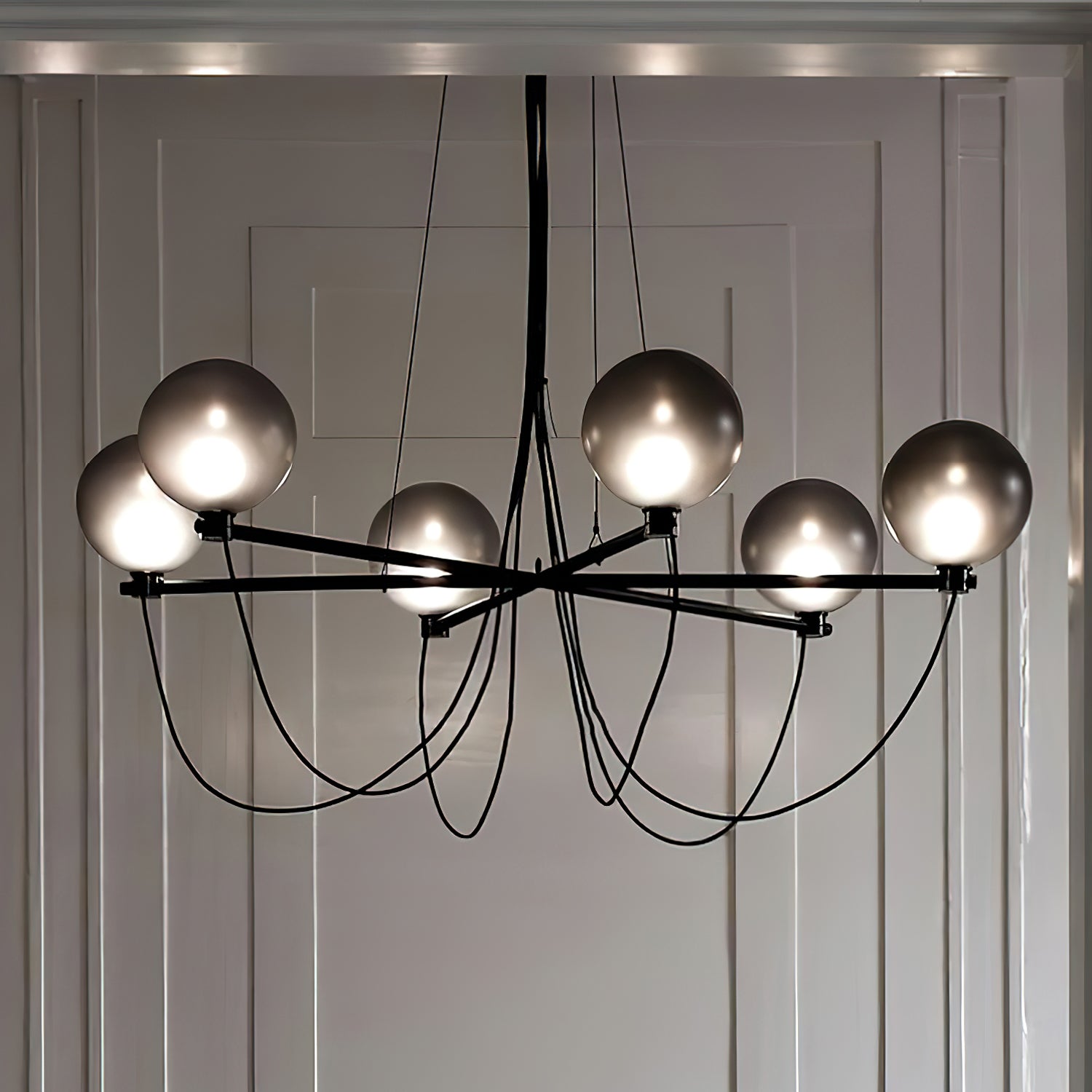 Bagnoregio Chandelier - Elegant Crystal Ceiling Light Fixture for Dining Room, Living Room & Bedroom Decor