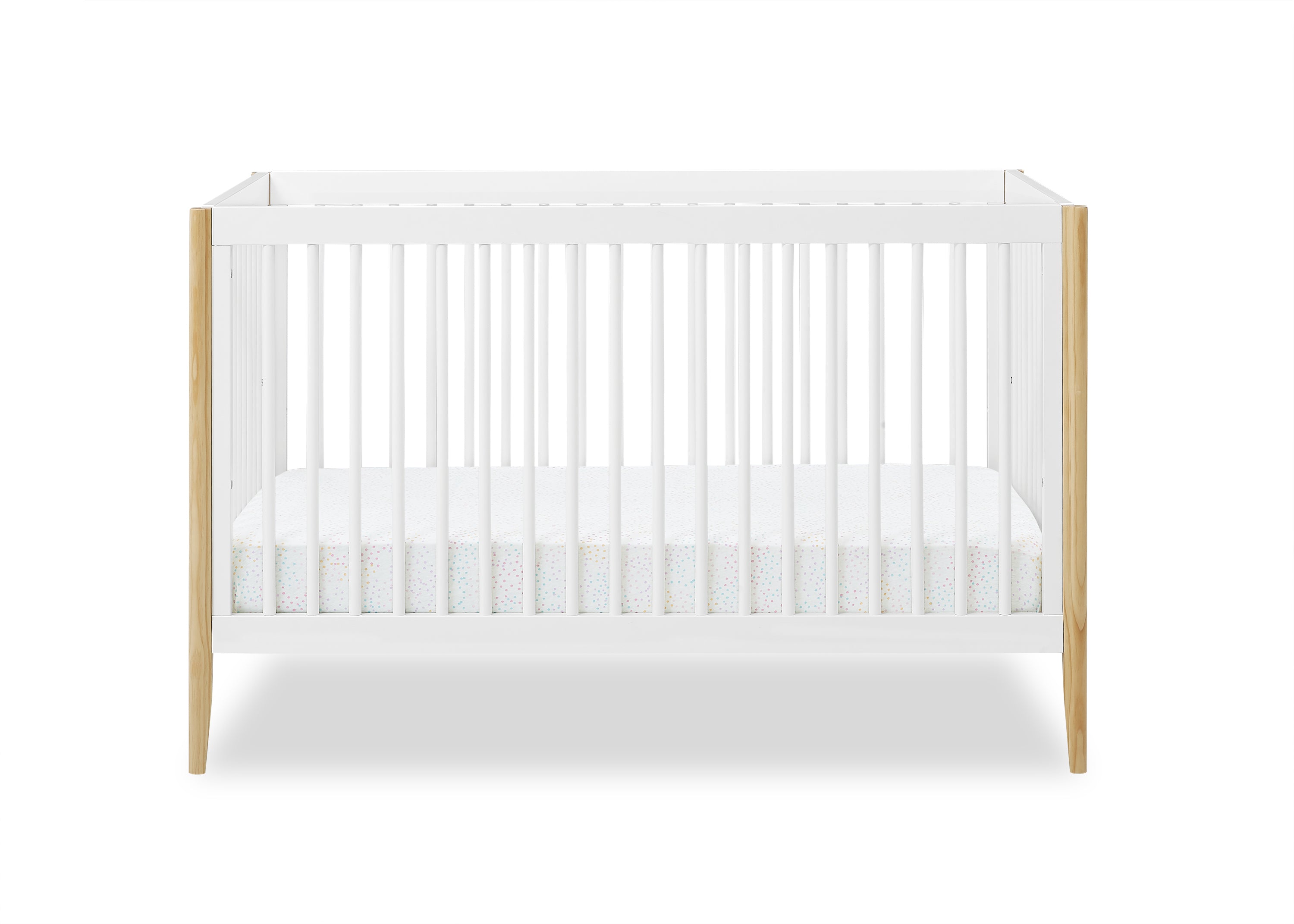 Casey 6-in-1 Convertible Baby Crib - Toddler Bed, Daybed & Full-Size Bed - Safe Nursery Furniture for Newborn to Adult - Perfect for Nursery, Bedroom & Guest Room