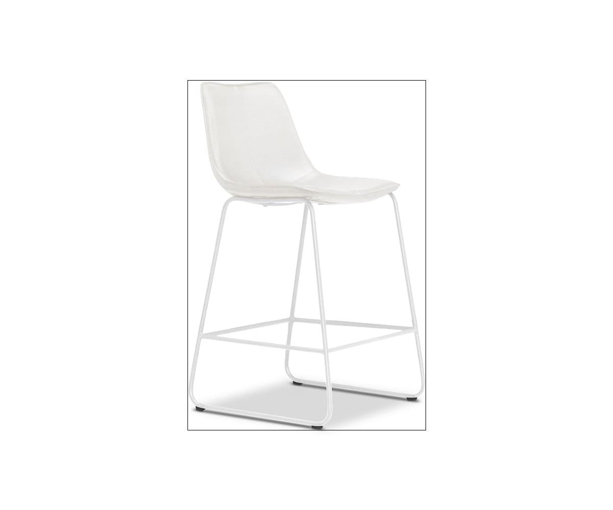 Modern Oken Counter Stool - Adjustable Height Bar Stool with Padded Seat for Kitchen Island, Breakfast Bar & Home Decor - Comfortable & Stylish Dining Chair for Indoor Use