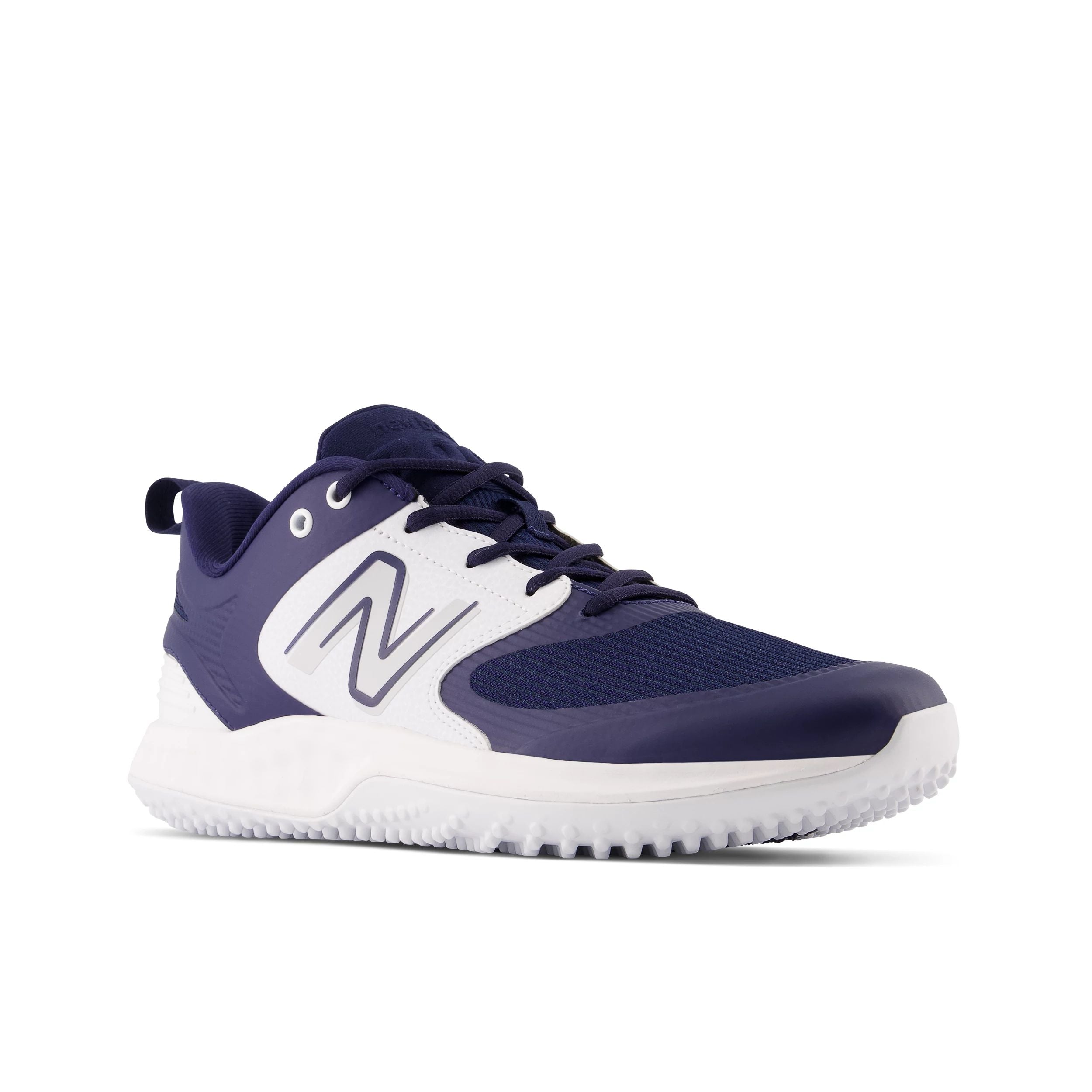New Balance 3000v6 Navy & White Turf Shoes - Men's Athletic Training Sneakers for Baseball, Soccer & Field Sports | Lightweight Comfort & Durability