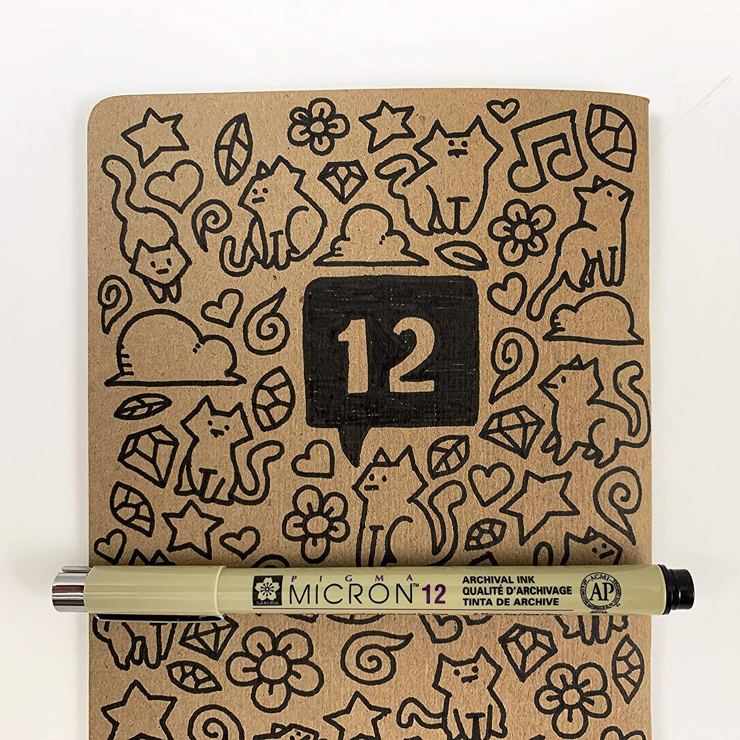 SAKURA Pigma Micron Fineliner Pens Set - 16 Pack Archival Black Ink Pens for Artists, Sketching, Bullet Journaling & Calligraphy - Assorted Fine Point Sizes (005,01,02,03,04,05,08) - Perfect for Drawing, Writing, Note Taking & Art Projects