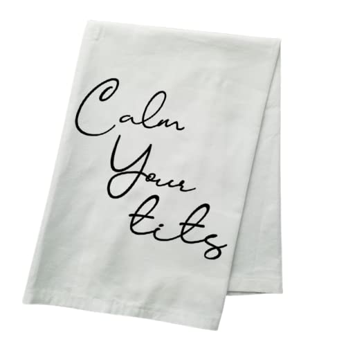 Funny Kitchen Tea Towel with 