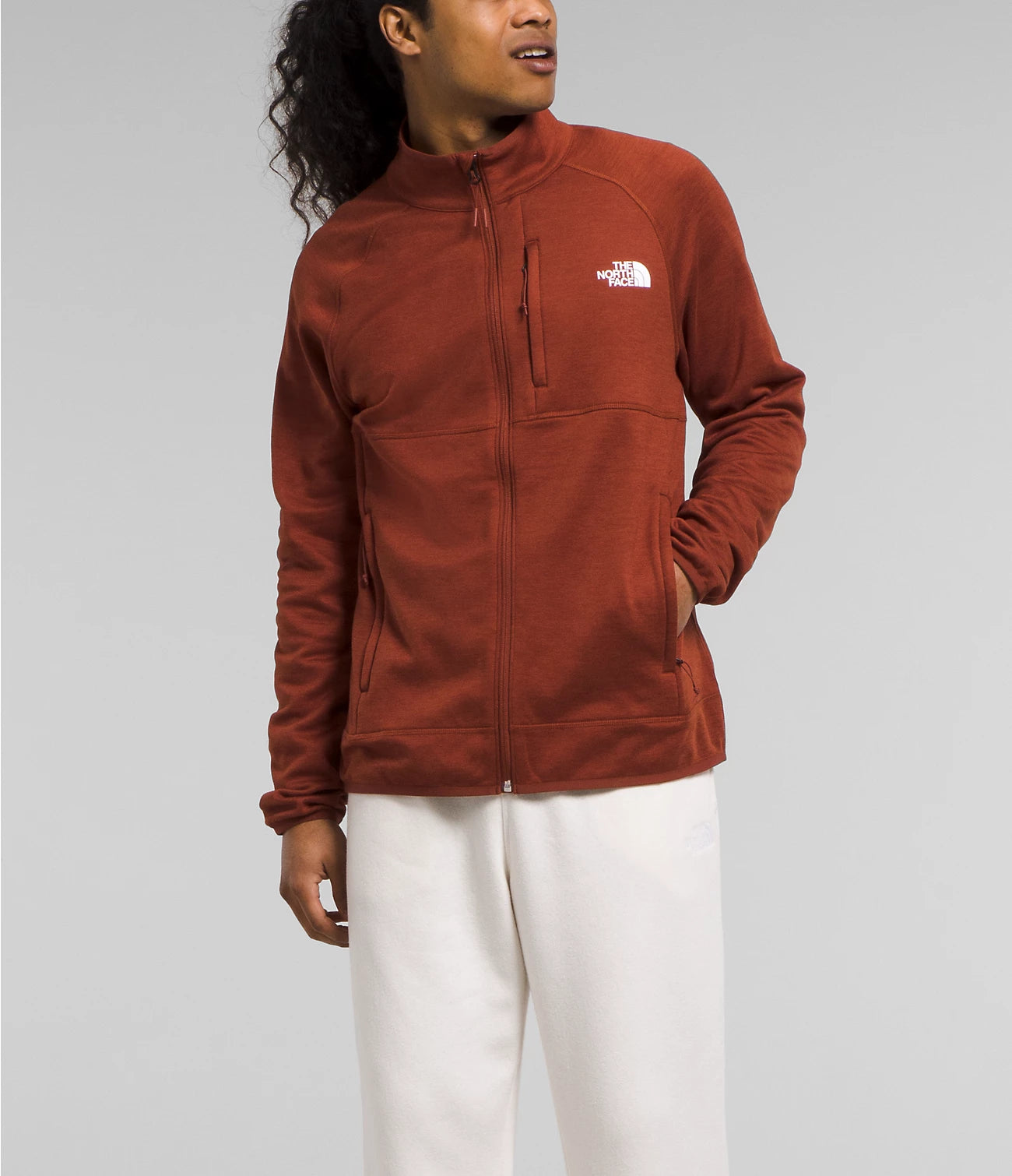 Men's Canyonlands Full Zip Fleece Jacket - NF0A5G9V - Cozy Winter Outdoor Hiking & Camping Wear