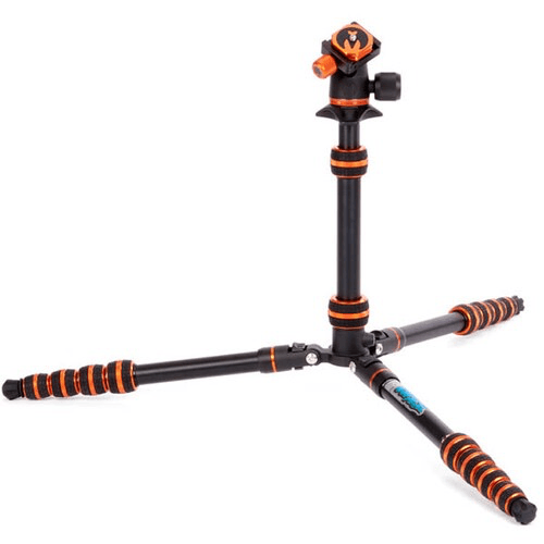 3 Legged Thing Punks Corey 2.0 Magnesium Alloy Tripod with AirHed Neo 2.0 Ball Head (Black) - Professional Camera Tripod for Photography, Videography & Travel - Lightweight & Durable for Outdoor Shooting