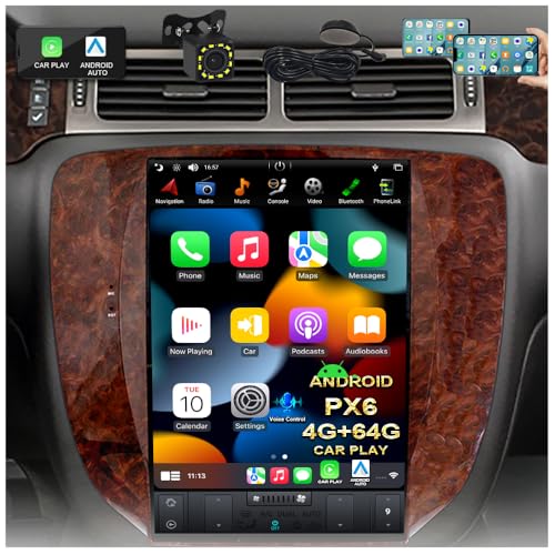 PX6 Hexa core 4G+64G+Car Play+Android Auto+Voice
