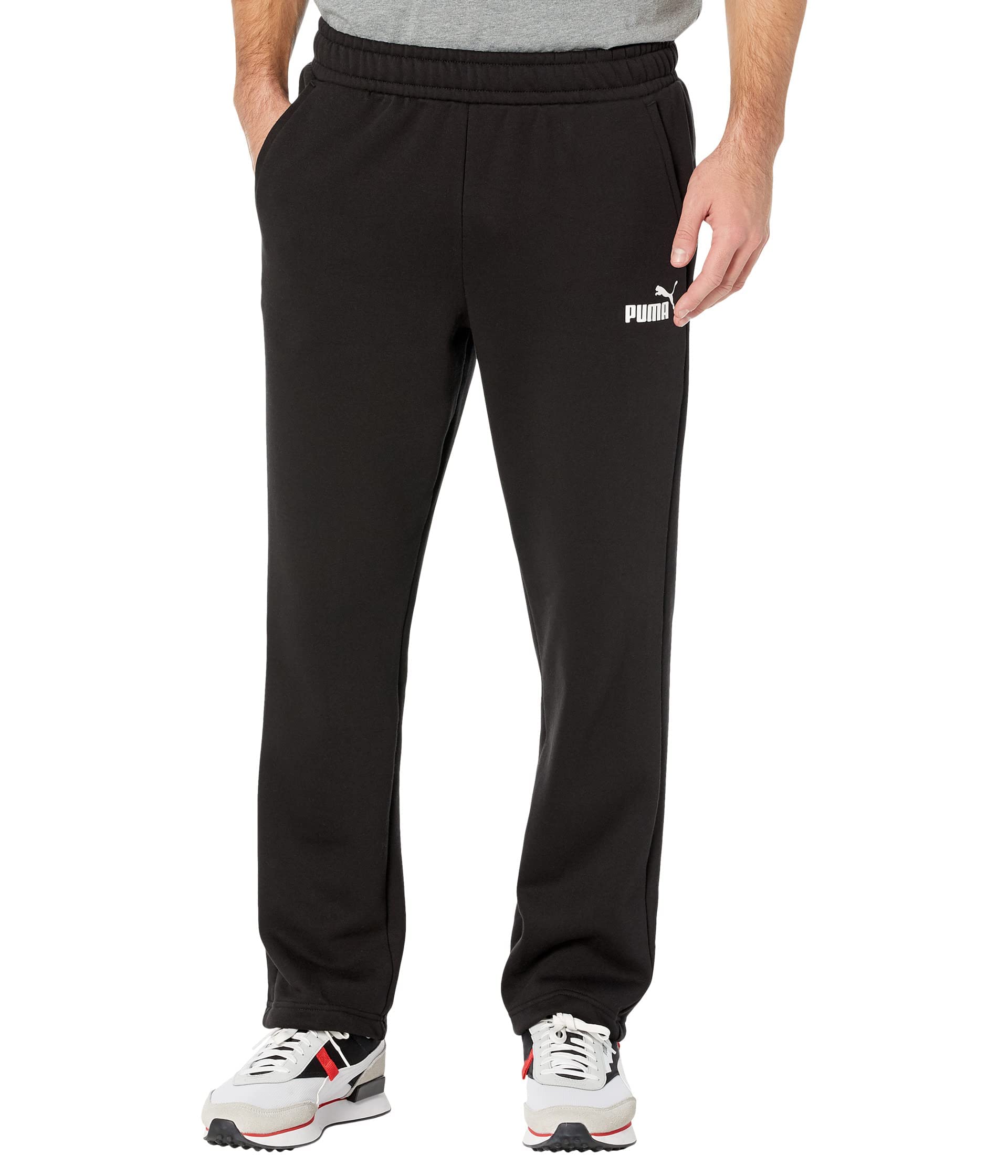 PUMA Men's Essentials Fleece Sweatpants - Comfortable Joggers for Casual Wear & Lounge, Big & Tall Sizes Available, Perfect for Gym, Running & Everyday Use